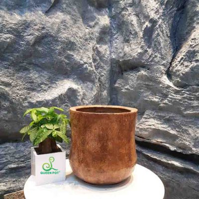 Chậu composite phối vân gỗ