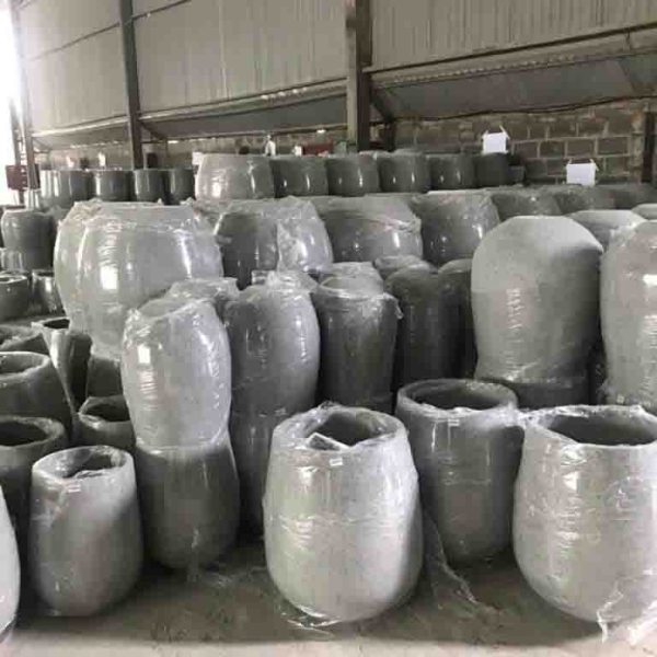 Chậu xi măng nhẹ dáng bầu