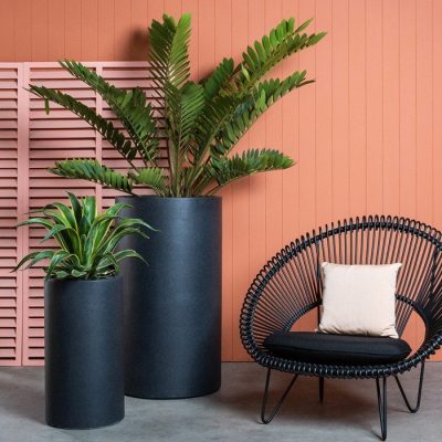 Chậu đá mài dáng cao phong thủy phòng ngủ