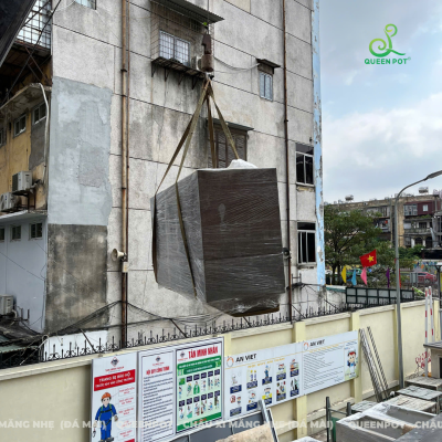 Chậu đá mài dáng chữ nhật dài