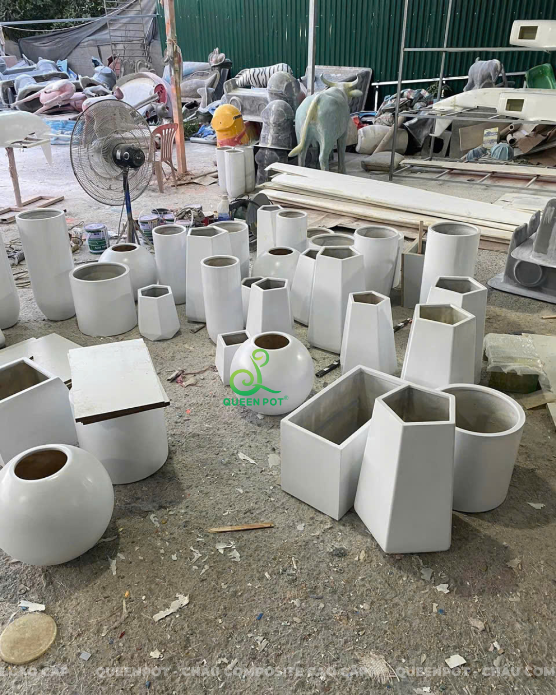 Chậu Composite Decor Mini Queenpot